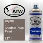 Preview: Toyota, Shadow Plum Pearl, 927: 400ml Sprühdose, von ATW Autoteile West.